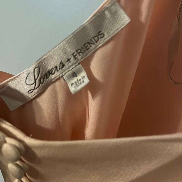 Lovers + Friends The Paris Lace Silky Fairy Romantic Ethereal Slip Dress 4 NWT - Picture 11 of 13